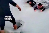 保安深夜救落水女生,保安深夜救落水女生视频