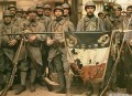 法国阅兵自己刀自己,法国阅兵拿斧头