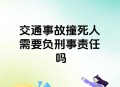 横穿机动车道被撞死,横穿马路被撞死后谁的责任？