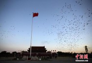 北京大街小巷挂国旗,北京天安门升降国旗每天是几点钟？