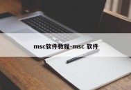 msc软件教程-msc 软件