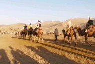 敦煌鸣沙山又堵骆驼,鸣沙山 骑骆驼紧张吗？