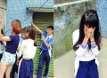 13岁女生被多人殴打,梅州13岁女孩因瞪他人一眼，被3名女子带回家"审问"殴打，你怎么看？