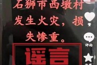 编着火谣言被刑拘,
