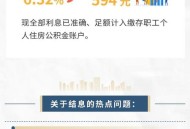 公积金年度结息到账,公积金结息需要多久？