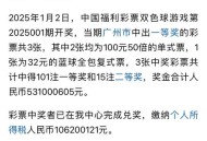 彩票站开出近25亿奖,25亿票房出品方拿多少？