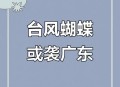 台风蝴蝶广东再登陆,台湾的蝴蝶有多少只？