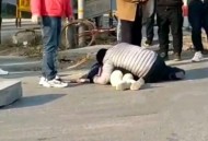 躺街上被碾压身亡,躺街上被碾压身亡视频
