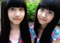 广东一夫妻像双胞胎,广东双胞胎姐妹