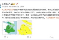 上海暴雨黄色预警,上海暴雨预警信号分为几级？