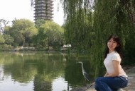 商家售卖未名湖湖水,未名湖的湖水清澈见底湖面平静无波改为比喻句？