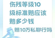 打美容针致十级伤残,美容十级伤残要赔多少钱