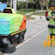 上百环卫机器人上岗,机器人环卫工
