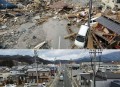 第一波海啸已抵日本,日本发生海啸时，海水冲上岸多远？
