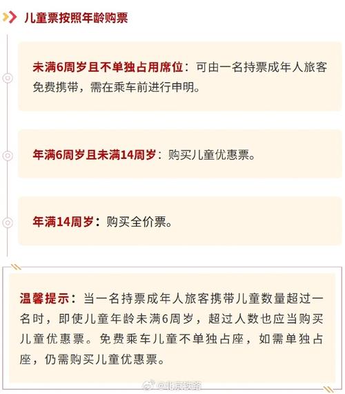 儿童火车票新规,火车票儿童票规则?