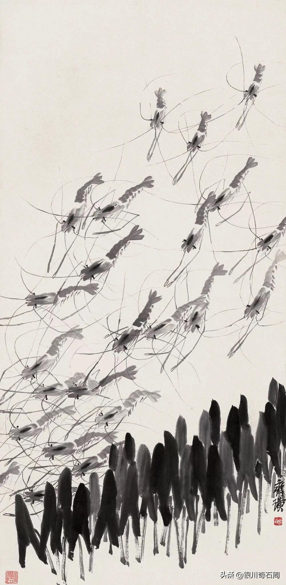 齐白石虾图350起拍,齐白石虾图 真迹 齐白石虾图350起拍,齐白石虾图 真迹