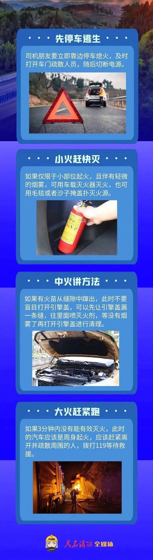 停车场燃油车起火,停车场燃油车起火怎么处理